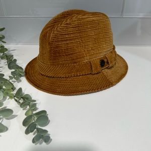 Country Gentleman Men's Traveler Corduroy Hat Tan Size 7 1/8
